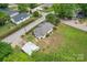 Aerial view of a charming home with an outbuilding at 1000 Oakshade Ave, Kannapolis, NC 28083
