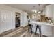 Kitchen features modern white cabinets, breakfast bar, and stainless appliances at 1140 Landsdown Dr, Salisbury, NC 28147