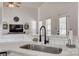 Kitchen sink features stainless fixtures and a bright window view at 1140 Landsdown Dr, Salisbury, NC 28147
