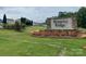 Brinkley Ridge community entrance sign surrounded by landscaping, creating an inviting welcome at 118 Parker Claire Ln, Kings Mountain, NC 28086