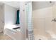 Updated bathroom with a garden tub and shower at 1221 Woodpecker Dr, Clover, SC 29710