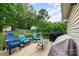Spacious deck features outdoor seating, offering a perfect spot for relaxation and outdoor dining at 1221 Woodpecker Dr, Clover, SC 29710