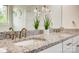 Granite countertop with double sinks and modern fixtures in a spacious bathroom at 155 Boxelder Rd, Clover, SC 29710