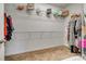 Walk-in closet with shelving for shoes, purses and hanging clothes at 155 Boxelder Rd, Clover, SC 29710