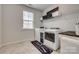 Laundry room with washer, dryer and storage shelf at 155 Boxelder Rd, Clover, SC 29710