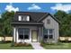 Charming home showcasing board and batten siding, stylish dormer, covered porch, and professional landscaping at 17033 Malone Ln, Mint Hill, NC 28227