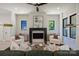 Stylish living room featuring a fireplace, comfortable seating, and modern decor creating a welcoming atmosphere at 1711 Summey Ave, Charlotte, NC 28205