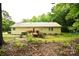 A charming backyard with a deck, lawn, and mature trees at 1821 Sherrer Rd, York, SC 29745