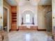 Luxurious bathroom features a soaking tub, separate shower, and custom cabinetry at 200 Waterby Way, Matthews, NC 28104