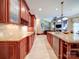 Updated kitchen with stainless steel appliances, ample counter space, and an open design at 200 Waterby Way, Matthews, NC 28104