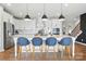 Modern kitchen with an island and breakfast bar at 2062 Nellies Way, Fort Mill, SC 29715