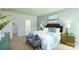 Inviting bedroom with neutral paint, plush bedding, and ample closet space provides a peaceful retreat at 227 Paige Rd, Kings Mountain, NC 28086