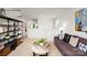 Spacious loft area with stylish shelving, comfortable seating, and modern decor is great for relaxing and entertaining at 227 Paige Rd, Kings Mountain, NC 28086