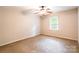 Bedroom with ceiling fan and a bright window offers a cozy space at 2330 Raven Dr, Rock Hill, SC 29732