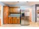 Kitchen area with wood cabinets, stainless appliances, countertop, and tile floors at 2330 Raven Dr, Rock Hill, SC 29732