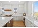 Modern kitchen featuring an island, stainless appliances, and custom cabinets at 2370 Bridgewater Rd, Rock Hill, SC 29730
