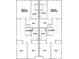 Upstairs floor plan showcasing primary bedroom with bath, bedrooms, and laundry at 2818 Old Steele Creek Rd, Charlotte, NC 28208