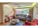 Cozy living room with large window offering a garden view, hardwood floors, and traditional furnishings at 3008 Imperial Dr, Gastonia, NC 28054