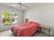 Bedroom features a large window providing ample natural light at 3129 Summerfield Ridge Ln, Matthews, NC 28105