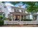Charming white two-story home featuring a welcoming front porch and a picket fence at 330 Horton Grove Rd, Fort Mill, SC 29715