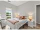 Inviting bedroom with a window view, a vanity area, and cozy linens for restful nights at 3820 Leela Palace Way, Fort Mill, SC 29708