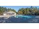 Large community pool with a clubhouse and ample deck space for lounging at 3820 Leela Palace Way, Fort Mill, SC 29708