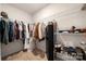 Spacious walk-in closet providing ample storage with wire shelving and room for organizing at 446 Misty Law Ln, Clover, SC 29710