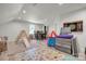 Spacious finished basement with room for dining, playing and lounging, featuring a neutral color palette at 5262 Mckenzie Trl, Conover, NC 28613