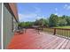 Spacious back deck perfect for entertaining or relaxing in the sun at 725 Hunters Ridge Rd, Taylorsville, NC 28681