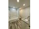 This bathroom features a shower and tub combo and a double sink vanity with granite countertops at 1050 Beaten Path Rd, China Grove, NC 28023