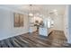 Modern kitchen with granite countertops, stainless steel appliances, and ample storage at 110 Synandra Dr # B, Mooresville, NC 28117