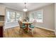 Cozy breakfast nook with natural light and views of the outdoor deck and backyard at 1154 Doby Ct, Fort Mill, SC 29715