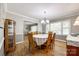 Traditional dining room with decorative china cabinet at 1154 Doby Ct, Fort Mill, SC 29715