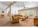 Basement features an open concept, recessed lighting, comfortable seating, and exterior access at 1260 Rittenhouse Ln, Rock Hill, SC 29732
