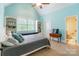 Bright bedroom with a sitting area and built-in shelving featuring a window seat at 1260 Rittenhouse Ln, Rock Hill, SC 29732