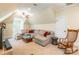Spacious bonus room features neutral walls, recessed lighting, ceiling fan, and comfortable seating arrangements at 1260 Rittenhouse Ln, Rock Hill, SC 29732