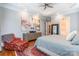 Comfortable bedroom with soft lighting, hardwood floors and walk in closet at 1260 Rittenhouse Ln, Rock Hill, SC 29732