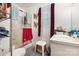 The bathroom features a glass shower and standard fixtures at 1308 Edgewood Rd, Charlotte, NC 28208
