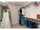 Organized closet with hanging rods, shelving, and plenty of storage space at 1381 Regions Blvd, Fort Mill, SC 29707
