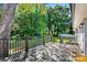 Enjoy outdoor living on the wooden deck with railings, nestled in a lush backyard at 139 Elysian Dr, Mooresville, NC 28117