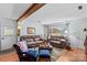 Spacious living room features hardwood floors and an abundance of natural light at 157 E Meadowview Dr, Statesville, NC 28625