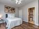 Neutral guest bedroom with closet space and an en suite bathroom at 2301 Keara Way, Charlotte, NC 28270