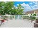 Inviting deck area with bench seating, ideal for outdoor relaxation and enjoying the surrounding views at 23128 Goose Down Ln, Lancaster, SC 29720