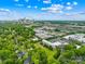 Aerial view of the city skyline with nearby condos at 2338 Yadkin Ave # D302, Charlotte, NC 28205