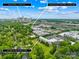 Aerial view showcasing the proximity to Uptown Charlotte, restaurants, and coffee shops, blending city living and local amenities at 2338 Yadkin Ave # D302, Charlotte, NC 28205