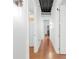 Bright hallway with white walls, modern lighting, and access to multiple rooms at 2338 Yadkin Ave # D302, Charlotte, NC 28205
