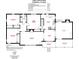 First floor plan showing layout including living room, bedrooms, kitchen, and dining area at 24501 Canton Rd, Albemarle, NC 28001
