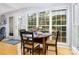 Cozy breakfast nook featuring natural light and views of the outdoor deck and backyard at 2906 Chapman Cir, Rock Hill, SC 29732