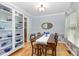 Elegant dining room featuring hardwood floors, beautiful decor, and ample natural light at 2906 Chapman Cir, Rock Hill, SC 29732