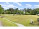 Beautiful front lawn featuring a long driveway and serene landscaping at 2906 Chapman Cir, Rock Hill, SC 29732